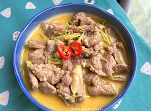 Hình của món Vịt Xào Lăn.