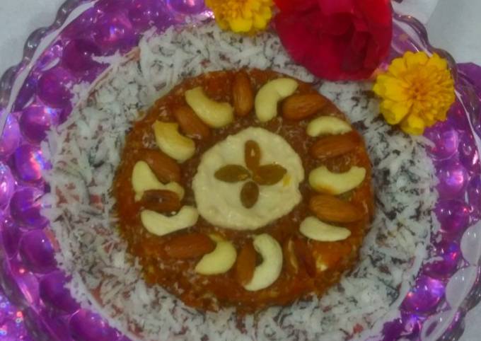 Recipe of Favorite Carrot cake with rabri