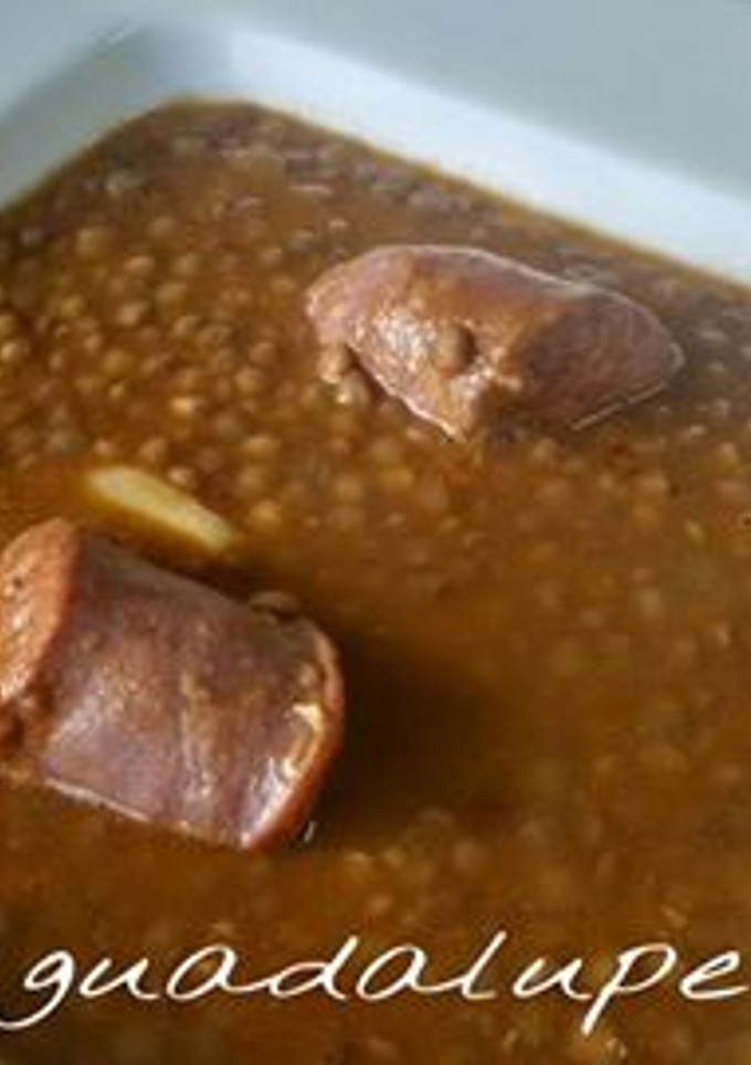 Una foto de Lentejas con tomate frito en GME Y GMF y tradicional