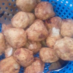 A picture of Meet balls.