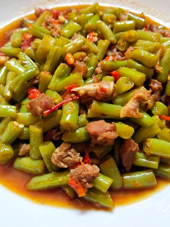 Langkah Gampang Menyiapkan Resep  Tumis buncis daging cincang yang Bikin Ngiler, Menggugah Selera