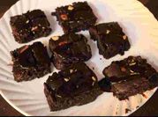 A picture of protein brownies