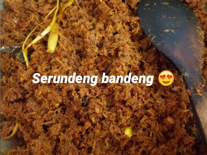 Standar Resep memasak Serundeng Bandeng Presto Pedas  nikmat