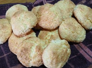 Una foto de Galletitas de coco y maicena