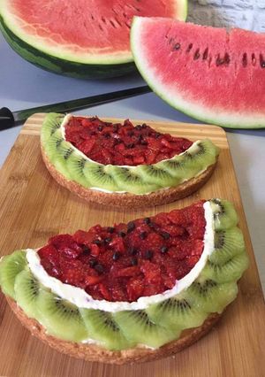 Foto di Crostata anguria