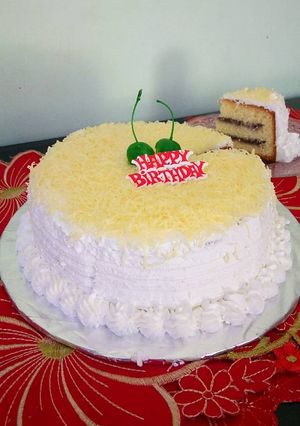 Foto resep Cake ultah sederhana