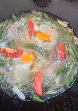 Foto resep Sayur bening telur mi lasa