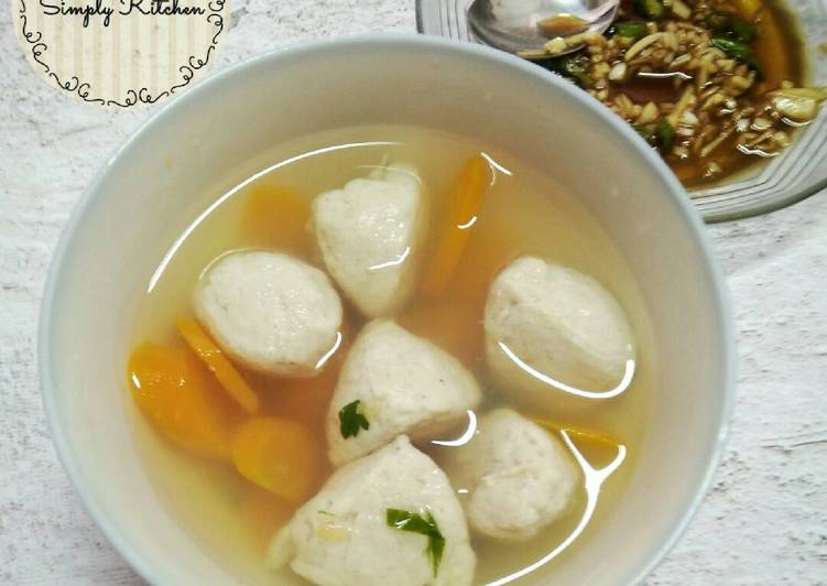 Resep Sup Bakso Ikan Homemade Oleh Simply Kitchen Cookpad