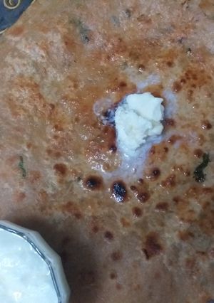A picture of Moli ka paratha.