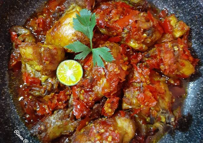 Resep Ayam Balado Khas Minang Sambal Ayam Oleh Rinna Ramadhayanty