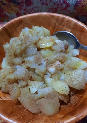 Una foto de Compota de manzanas y canela