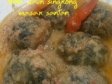 Bola Daun Singkong Masak Santan