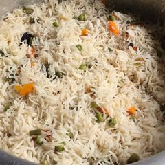 A picture of Homemade veg pulao.