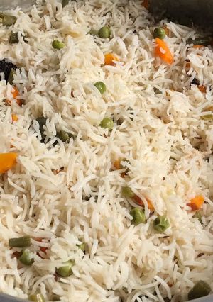 A picture of Homemade veg pulao.
