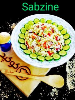 عکسی از دستور سالاد تبوله لبنانی