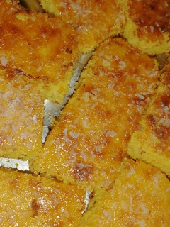 صورة لوصفة طريقة عمل بسبوسه الكريم كراميل لذيذ جدا 😋😋