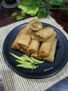 Foto resep Lumpia Rebung, Ayam & Ebi