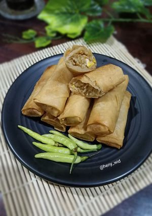 Foto resep Lumpia Rebung, Ayam & Ebi