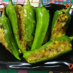 A picture of Stuffed jalapenos.