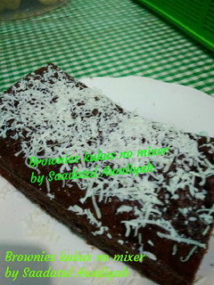 Foto resep 13. Brownies kukus no mixer
