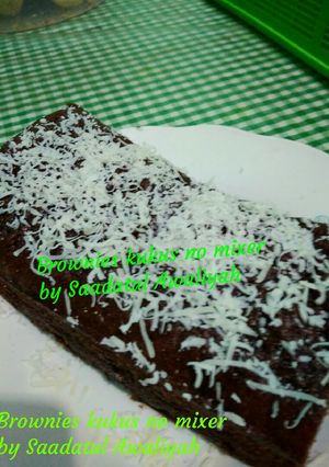 Foto resep 13. Brownies kukus no mixer
