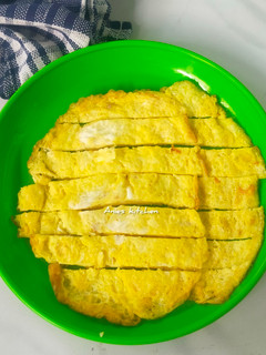 Foto resep Telur Dadar Iris