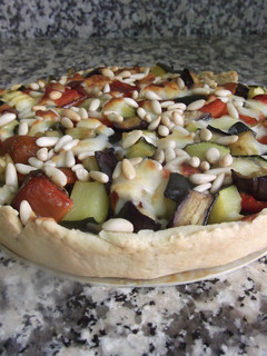 Una foto de Tarta agridulce de verduras al horno