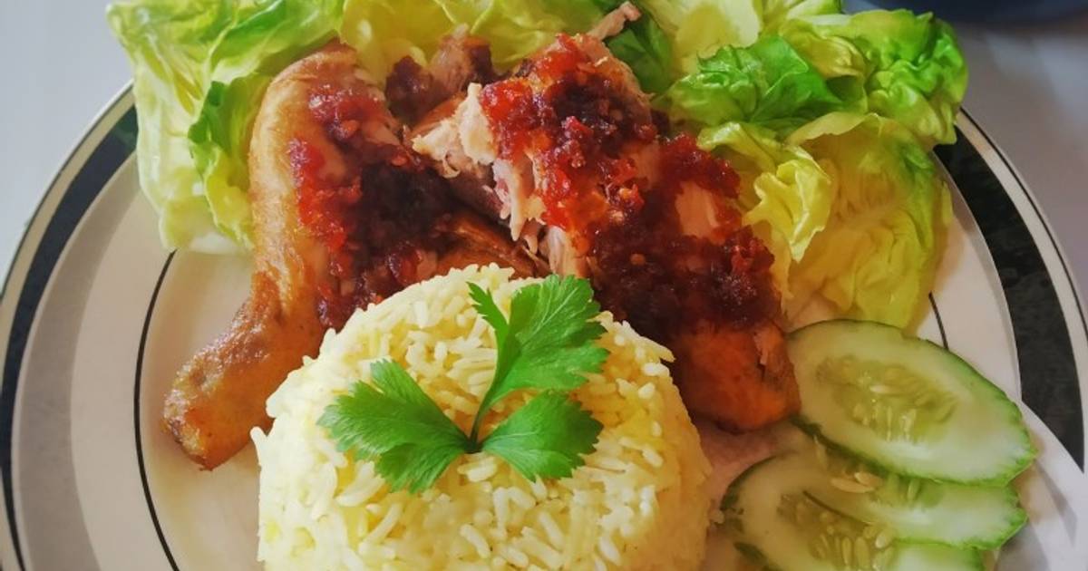 Resipi Nasi Ayam Penyet Manja Kurang Pedas Oleh Maisarah Mamat Cookpad