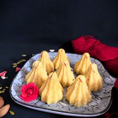A picture of Sooji / Semolina Modak.