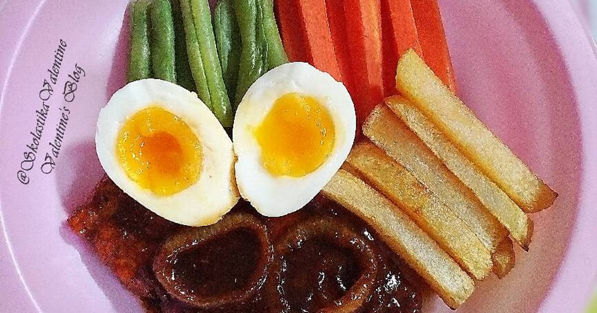 Gambar masakan dengan bumbu minimalis