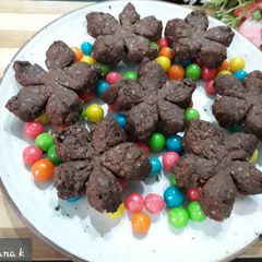 A picture of Star Chocolate cookies.
