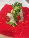Wrap de queso azul