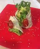 Wrap de queso azul