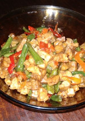 Foto resep Oseng2 kacang panjang tempe