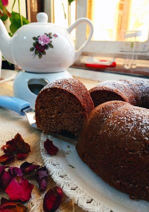 عکسی از دستور کیک خرمالو