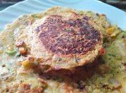 A picture of stuffed omelette