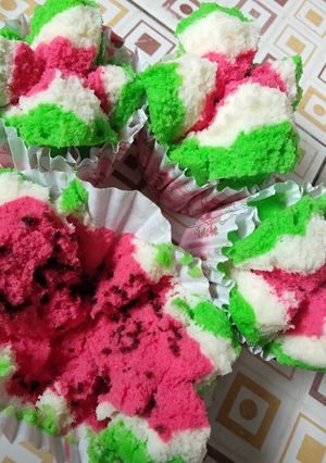 Foto resep Bolu kukus semangka🍉