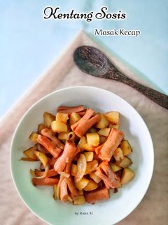 Foto resep Kentang Sosis Masak Kecap