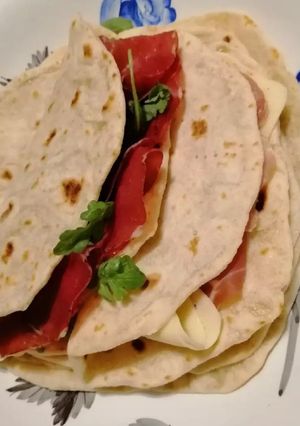 O poză a rețetei Piadina rețeta italiană.