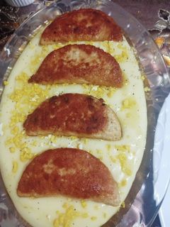صورة لوصفة شوصون الدجاج بالبطاطا المرحية purée