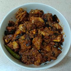 A picture of Mutton masala fry.
