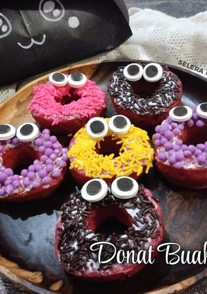 Foto resep Donat Buah Naga