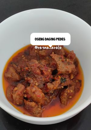 Foto resep Oseng daging pedes