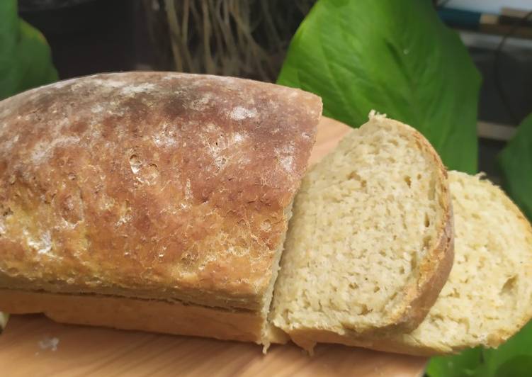 Resep Oat Bread / Roti Tawar Oatmeal Anti Gagal