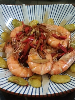 皇帝豆炒蝦(家常菜) 的食譜成品照片