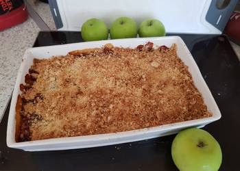 New Recipe My Apple  Peach Crumble Delicious