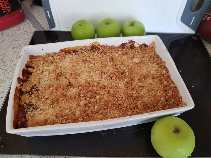 Easy Way Prepare My Apple &amp;amp; Peach Crumble which Delicious