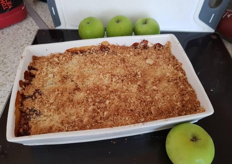 My Apple & Peach Crumble My Apple & Peach Crumble