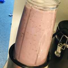 Una foto de Licuado de proteína