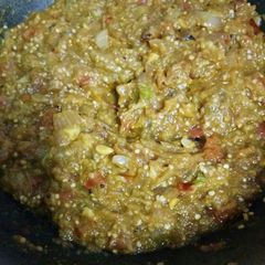 A picture of Brinjal Bharta.